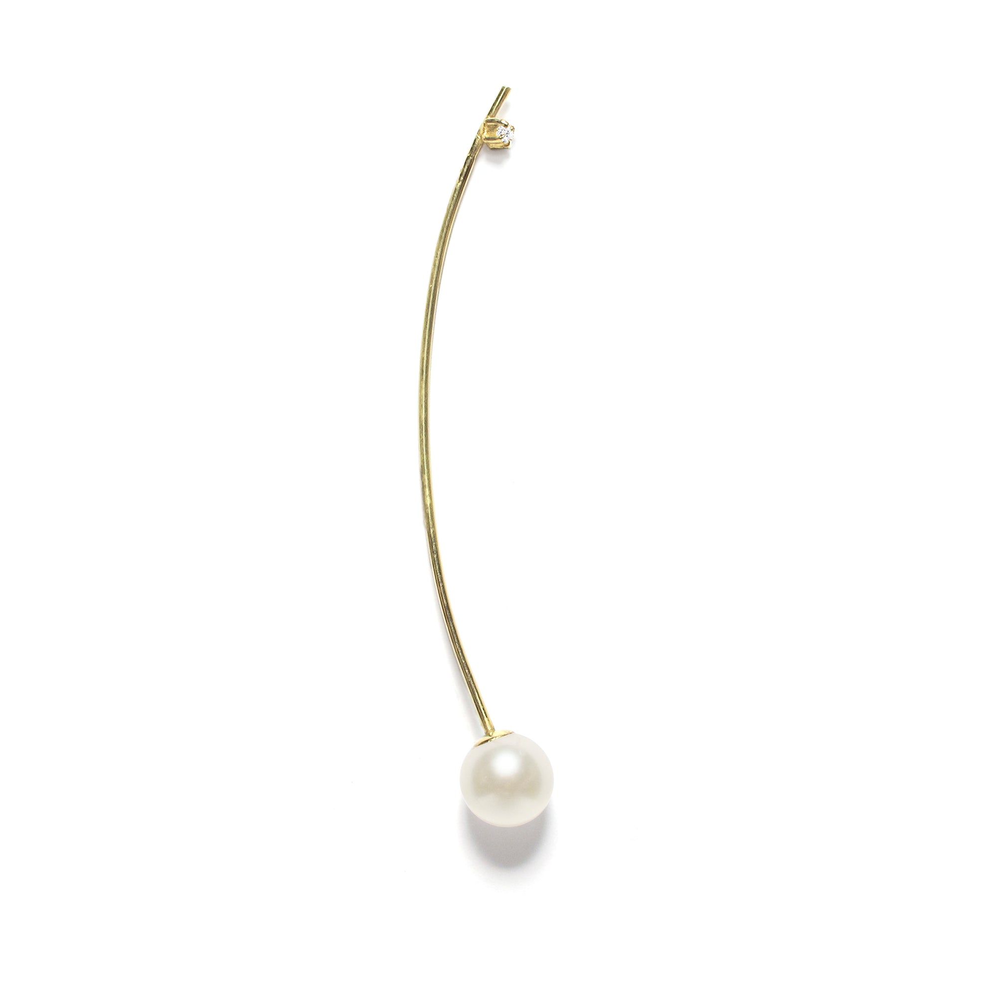 DIAMS BALANCE EARRING / White Diamond